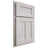 Shiloh Cabinetry Partial Overlay Wilmington Alder Plain Cut Cotton Door
