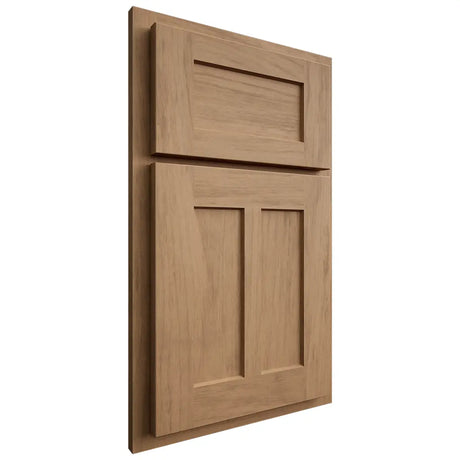 Shiloh Cabinetry Partial Overlay Wilmington Alder Plain Cut Dusty Road Door