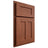 Shiloh Cabinetry Partial Overlay Wilmington Alder Plain Cut Sierra Door