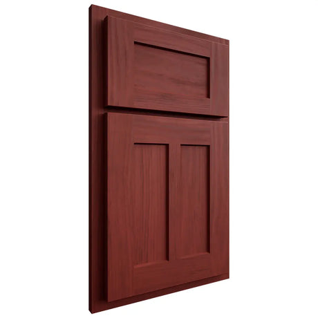 Shiloh Cabinetry Partial Overlay Wilmington Cherry Plain Cut Red Door