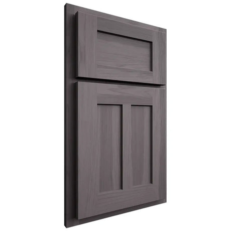 Shiloh Cabinetry Partial Overlay Wilmington Hickory Plain Cut Cadet Door