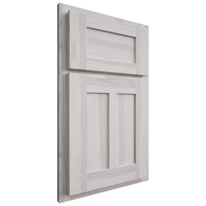 Shiloh Cabinetry Partial Overlay Wilmington Hickory Plain Cut Cotton Door