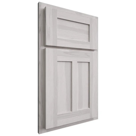 Shiloh Cabinetry Partial Overlay Wilmington Hickory Plain Cut Cotton Door