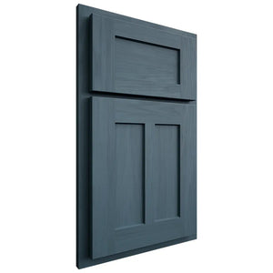 Shiloh Cabinetry Partial Overlay Wilmington Hickory Plain Cut Hudson Door