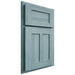 Shiloh Cabinetry Partial Overlay Wilmington Hickory Plain Cut Sky Door