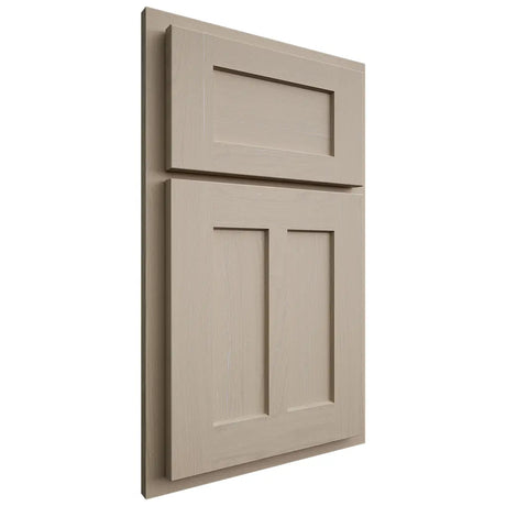 Shiloh Cabinetry Partial Overlay Wilmington Maple Plain Cut Pebble Door