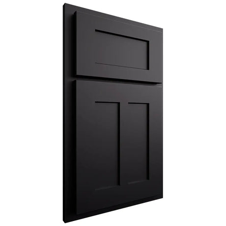 Shiloh Cabinetry Partial Overlay Wilmington Paintable Black Door