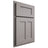 Shiloh Cabinetry Partial Overlay Wilmington Paintable Dovetail Gray Door