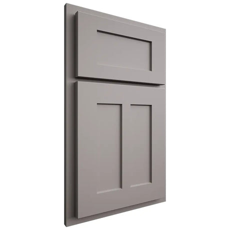 Shiloh Cabinetry Partial Overlay Wilmington Paintable Dovetail Gray Door