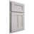 Shiloh Cabinetry Partial Overlay Wilmington Paintable Mindful Gray Door