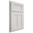 Shiloh Cabinetry Partial Overlay Wilmington Paintable Soft White Door