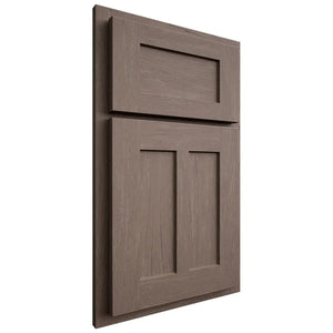 Shiloh Cabinetry Partial Overlay Wilmington Poplar Plain Cut River Rock Door