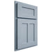 Shiloh Cabinetry Partial Overlay Wilmington Poplar Plain Cut Sky Door