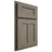 Shiloh Cabinetry Partial Overlay Wilmington Poplar Plain Cut Sterling Door