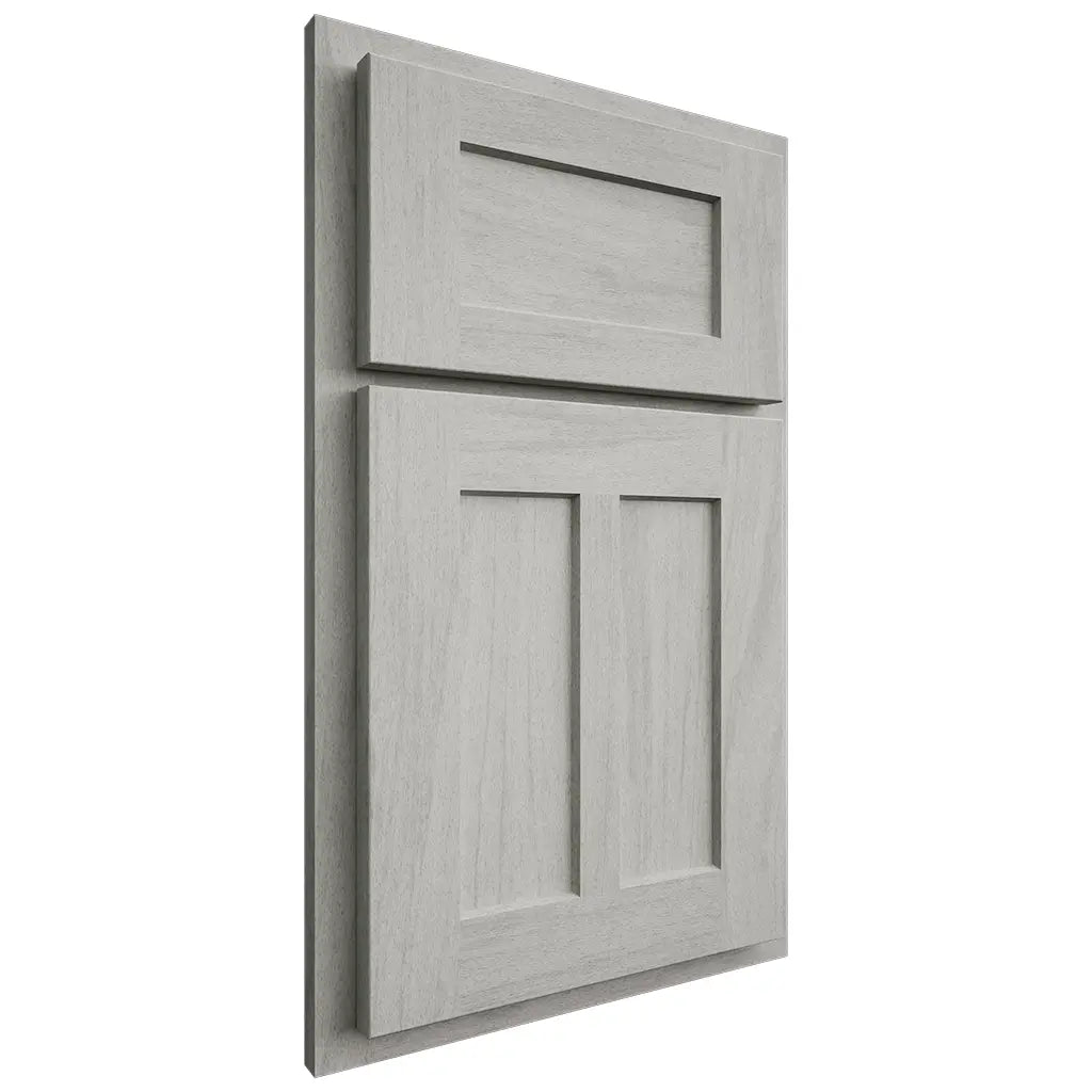 Shiloh Cabinetry Partial Overlay Wilmington Poplar Plain Cut Stratus Door