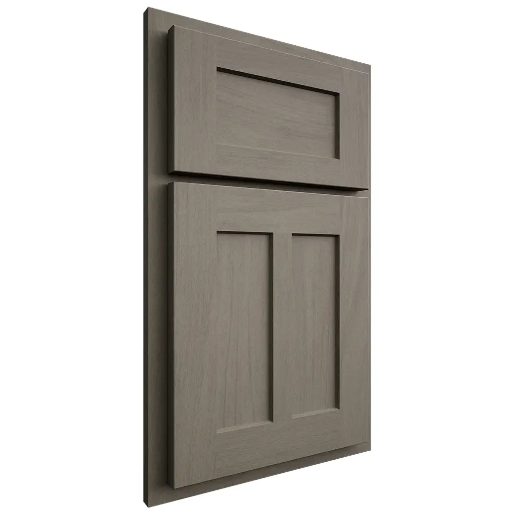 Shiloh Cabinetry Partial Overlay Wilmington Poplar Plain Cut Thyme Door