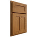 Shiloh Cabinetry Partial Overlay Wilmington Red Oak Plain Cut Autumn Door