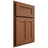 Shiloh Cabinetry Partial Overlay Wilmington Red Oak Plain Cut Braun Door