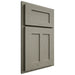 Shiloh Cabinetry Partial Overlay Wilmington Red Oak Plain Cut Thyme Door