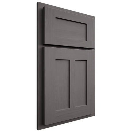 Shiloh Cabinetry Partial Overlay Wilmington Walnut Plain Cut Cadet Door