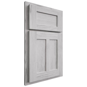 Shiloh Cabinetry Partial Overlay Wilmington Walnut Plain Cut Stratus Door