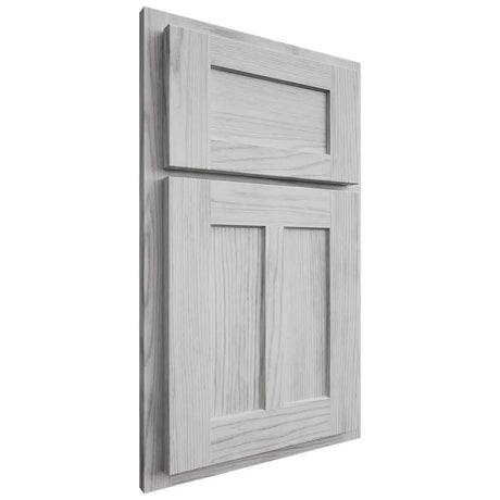 Shiloh Cabinetry Partial Overlay Wilmington Walnut Plain Cut Stratus Door