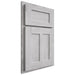 Shiloh Cabinetry Partial Overlay Wilmington Walnut Plain Cut Stratus Door