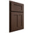 Shiloh Cabinetry Partial Overlay Wilmington White Oak Plain Cut Braun Door
