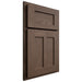 Shiloh Cabinetry Partial Overlay Wilmington White Oak Plain Cut Mineral Door