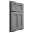 Shiloh Cabinetry Partial Overlay Wilmington White Oak Plain Cut Sterling Door