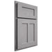 Shiloh Cabinetry Partial Overlay Wilmington White Oak Plain Cut Stratus Door