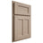 Shiloh Cabinetry Partial Overlay Wilmington White Oak Plain Cut Straw Door