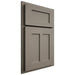 Shiloh Cabinetry Partial Overlay Wilmington White Oak Plain Cut Thyme Door