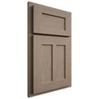 Shiloh Cabinetry Partial Overlay Wilmington White Oak Quarter Sawn Almond Door