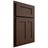 Shiloh Cabinetry Partial Overlay Wilmington White Oak Quarter Sawn Braun Door