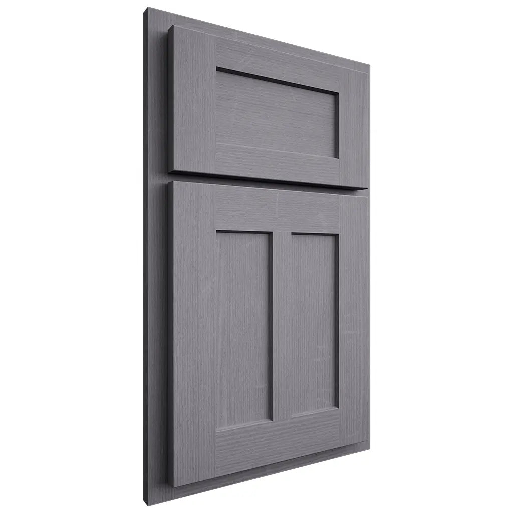 Shiloh Cabinetry Partial Overlay Wilmington White Oak Quarter Sawn Cadet Door