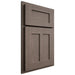 Shiloh Cabinetry Partial Overlay Wilmington White Oak Quarter Sawn Clay Door