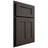 Shiloh Cabinetry Partial Overlay Wilmington White Oak Quarter Sawn Creekside Door
