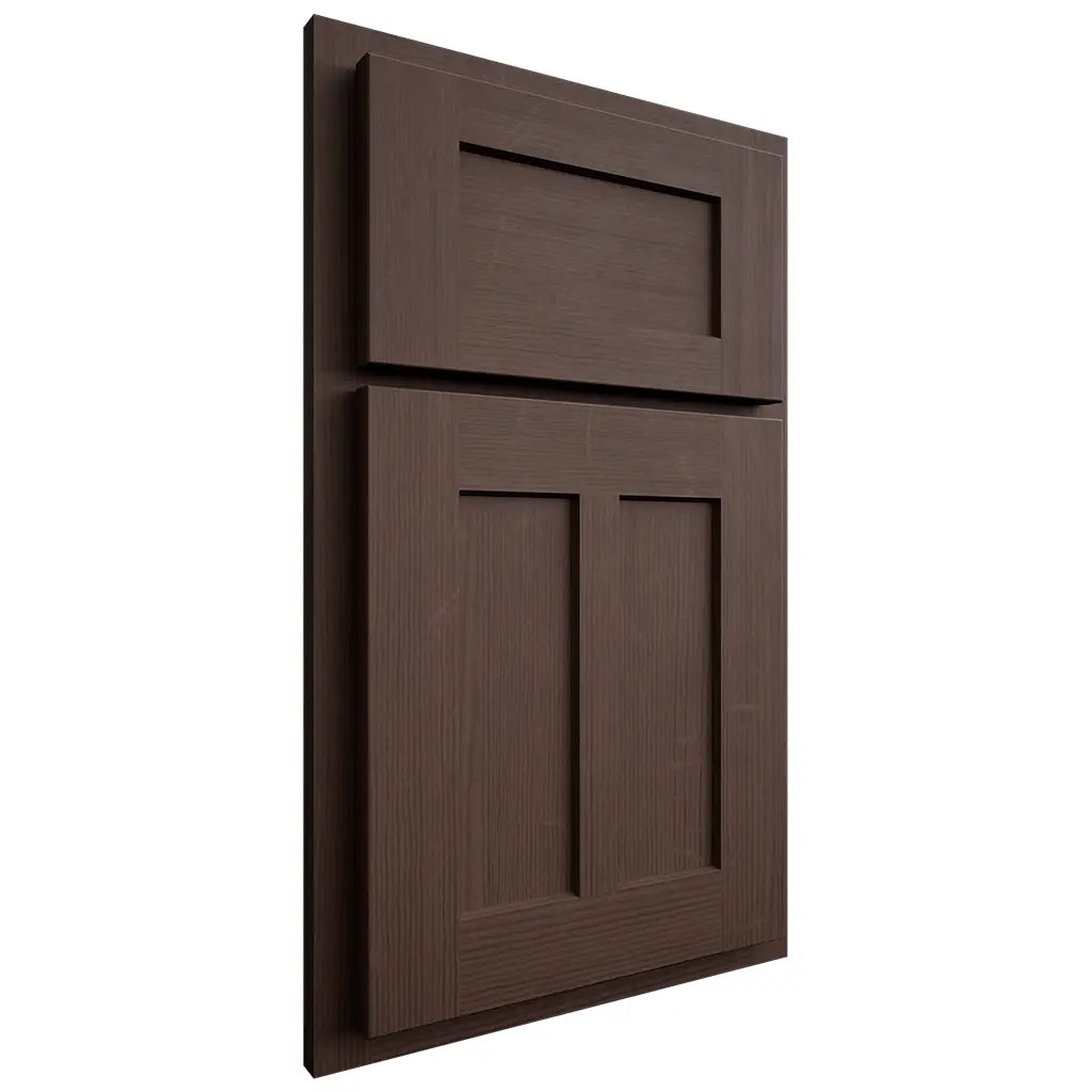 Shiloh Cabinetry Partial Overlay Wilmington White Oak Quarter Sawn Dusk Door