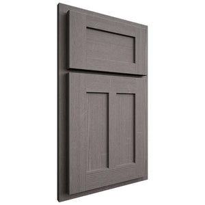 Shiloh Cabinetry Partial Overlay Wilmington White Oak Quarter Sawn Flagstone Door