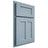Shiloh Cabinetry Partial Overlay Wilmington White Oak Quarter Sawn Sky Door