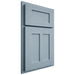 Shiloh Cabinetry Partial Overlay Wilmington White Oak Quarter Sawn Sky Door