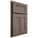 Shiloh Cabinetry Partial Overlay Wilmington White Oak Rift Cut Clay Door