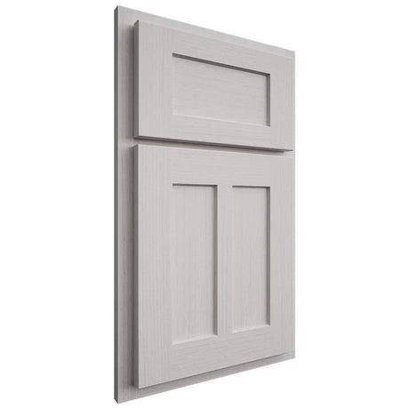 Shiloh Cabinetry Partial Overlay Wilmington White Oak Rift Cut Cotton Door