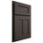 Shiloh Cabinetry Partial Overlay Wilmington White Oak Rift Cut Creekside Door