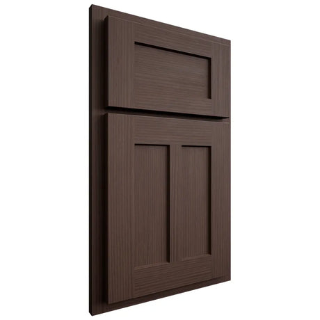 Shiloh Cabinetry Partial Overlay Wilmington White Oak Rift Cut Dusk Door