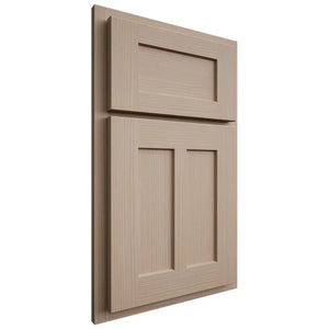 Shiloh Cabinetry Partial Overlay Wilmington White Oak Rift Cut Straw Door