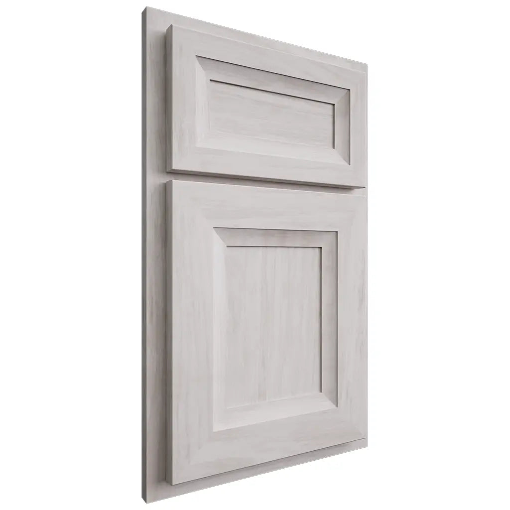 Shiloh Cabinetry Partial Overlay Windsor Alder Plain Cut Cotton Door