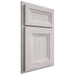 Shiloh Cabinetry Partial Overlay Windsor Alder Plain Cut Cotton Door