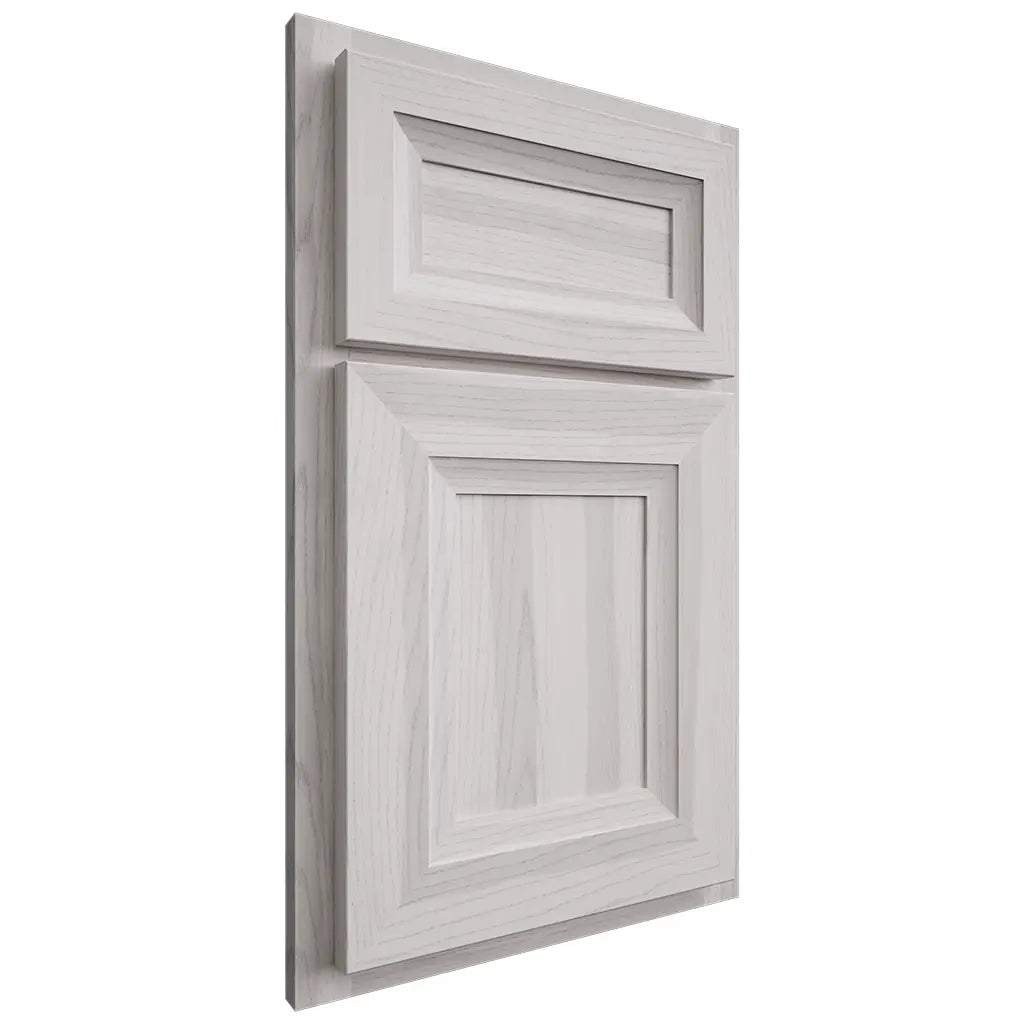 Shiloh Cabinetry Partial Overlay Windsor Hickory Plain Cut Cotton Door